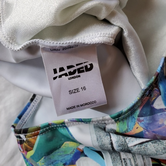 Jaded London Crystal Plunge Swimsuit - Picture 6 of 6